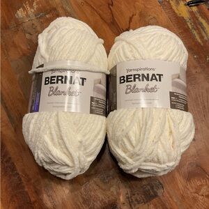 Two Skeins NWT Bernat Blanket Yarn
